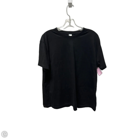 Top Short Sleeve By Clothes Mentor In Black, Size: Xl