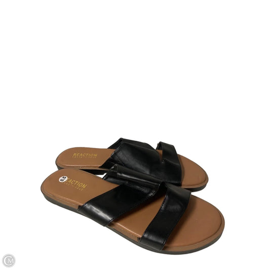Sandals Heels Kitten By Kenneth Cole Reaction In Black, Size: 8.5