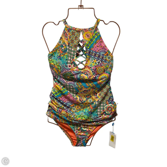 Swimsuit 2pc By Bleu In Multi-colored, Size: S
