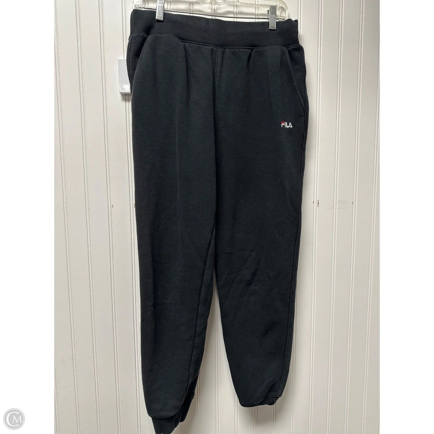 Athletic Pants By Fila In Black, Size: M