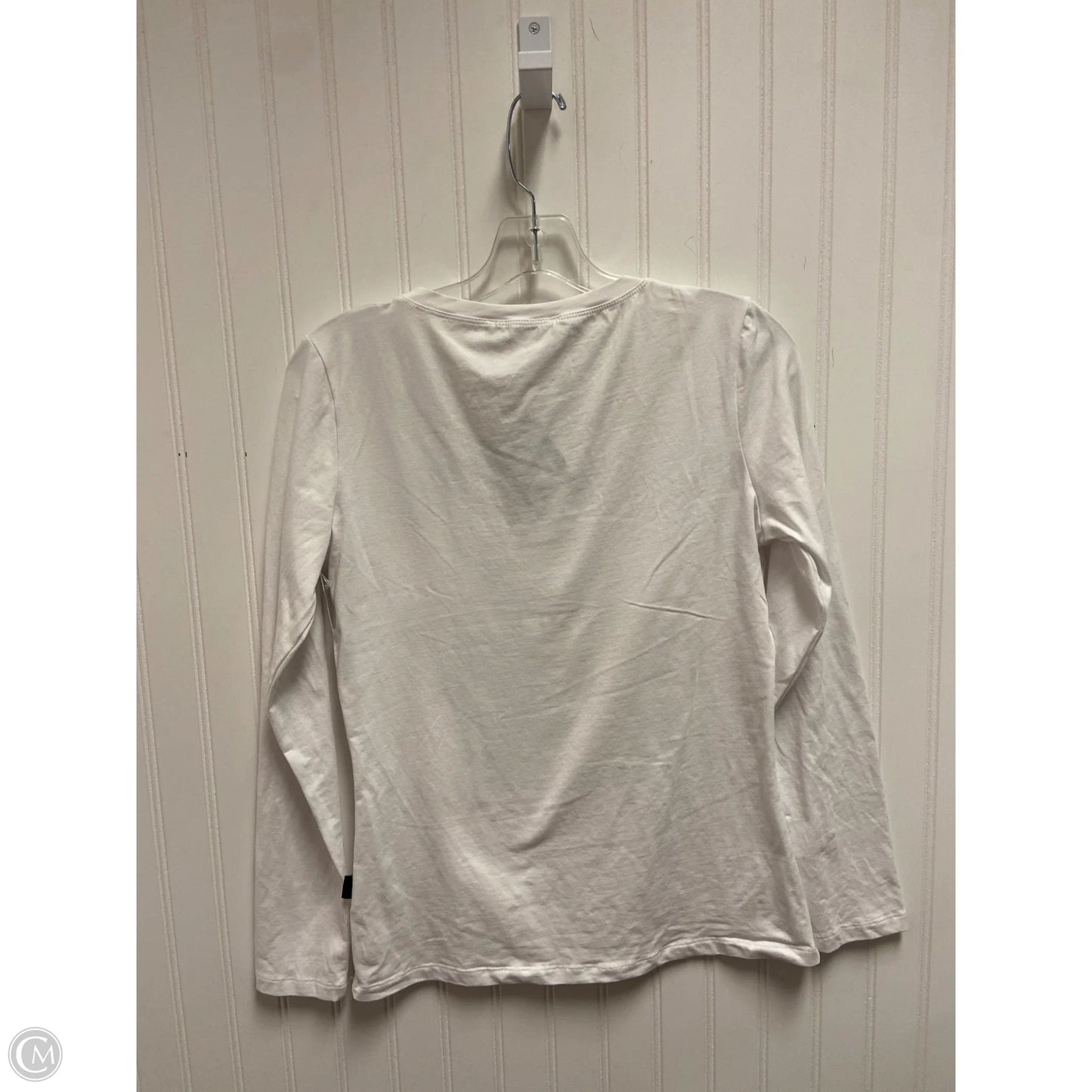 Top Long Sleeve By Love Moschino In White, Size: S