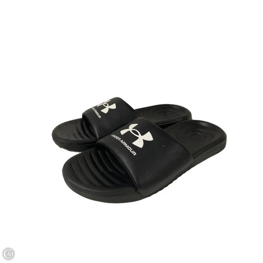 Sandals Sport By Under Armour In Black, Size: 8