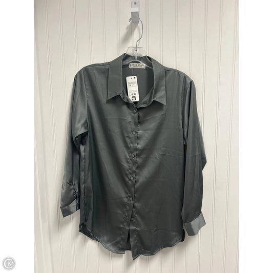 Top Long Sleeve By Jon And Anna In Grey, Size: S