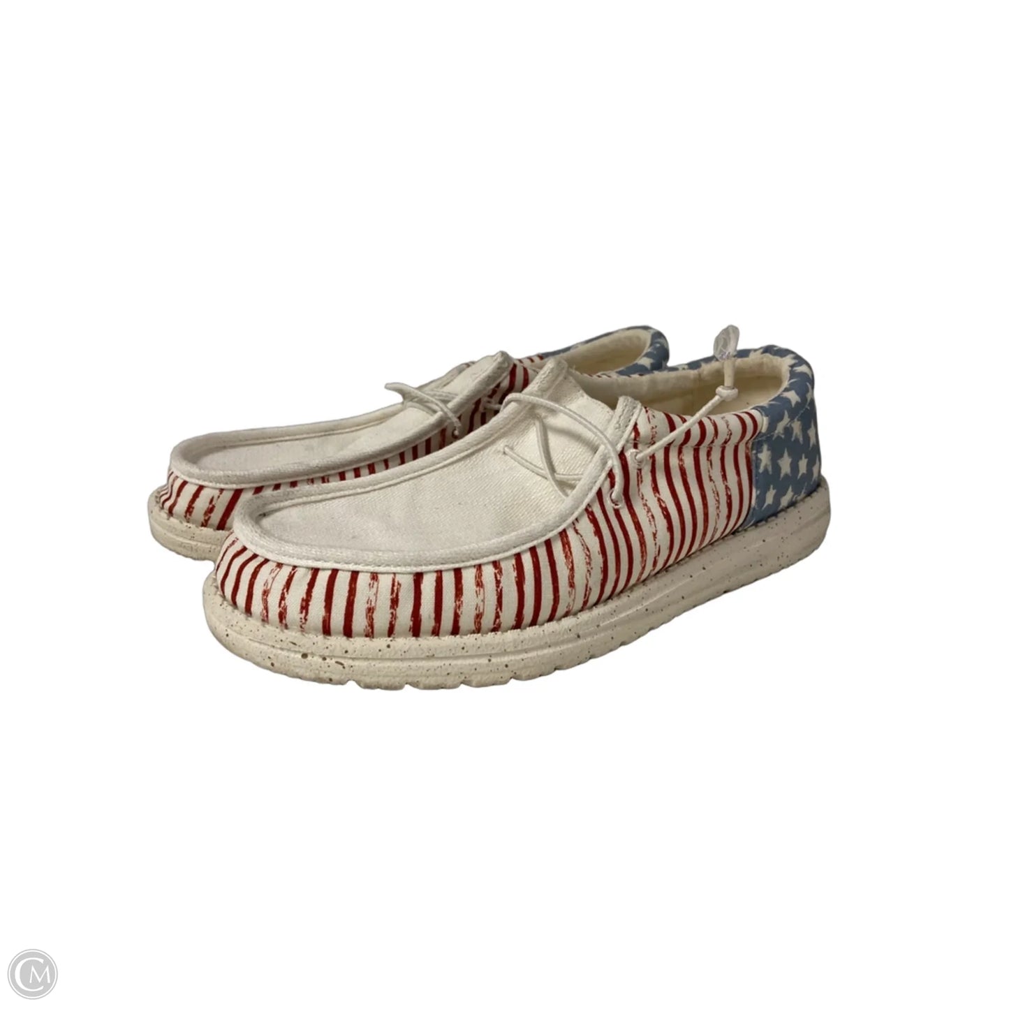 Shoes Flats By Hey Dude In White, Size: 11