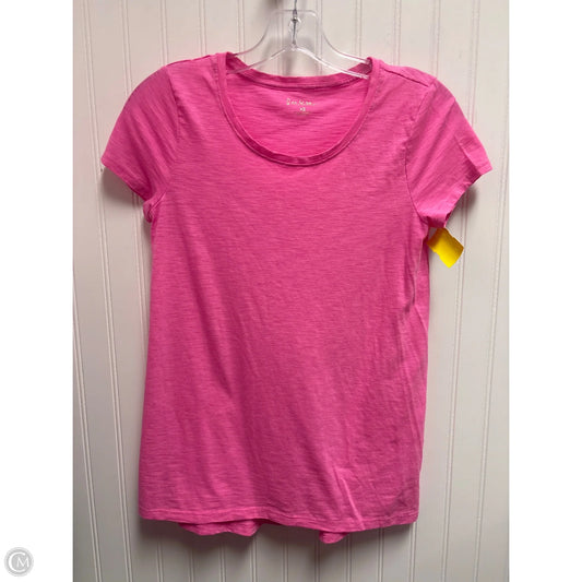 Top Short Sleeve Designer By Lilly Pulitzer In Pink, Size: Xs
