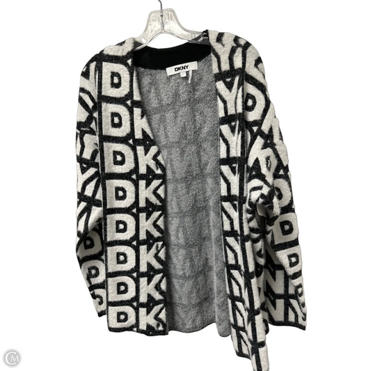 Cardigan By Dkny In Black & White, Size: L