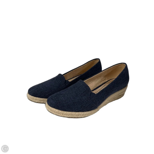 Sandals Heels Platform By Life Stride In Navy, Size: 9