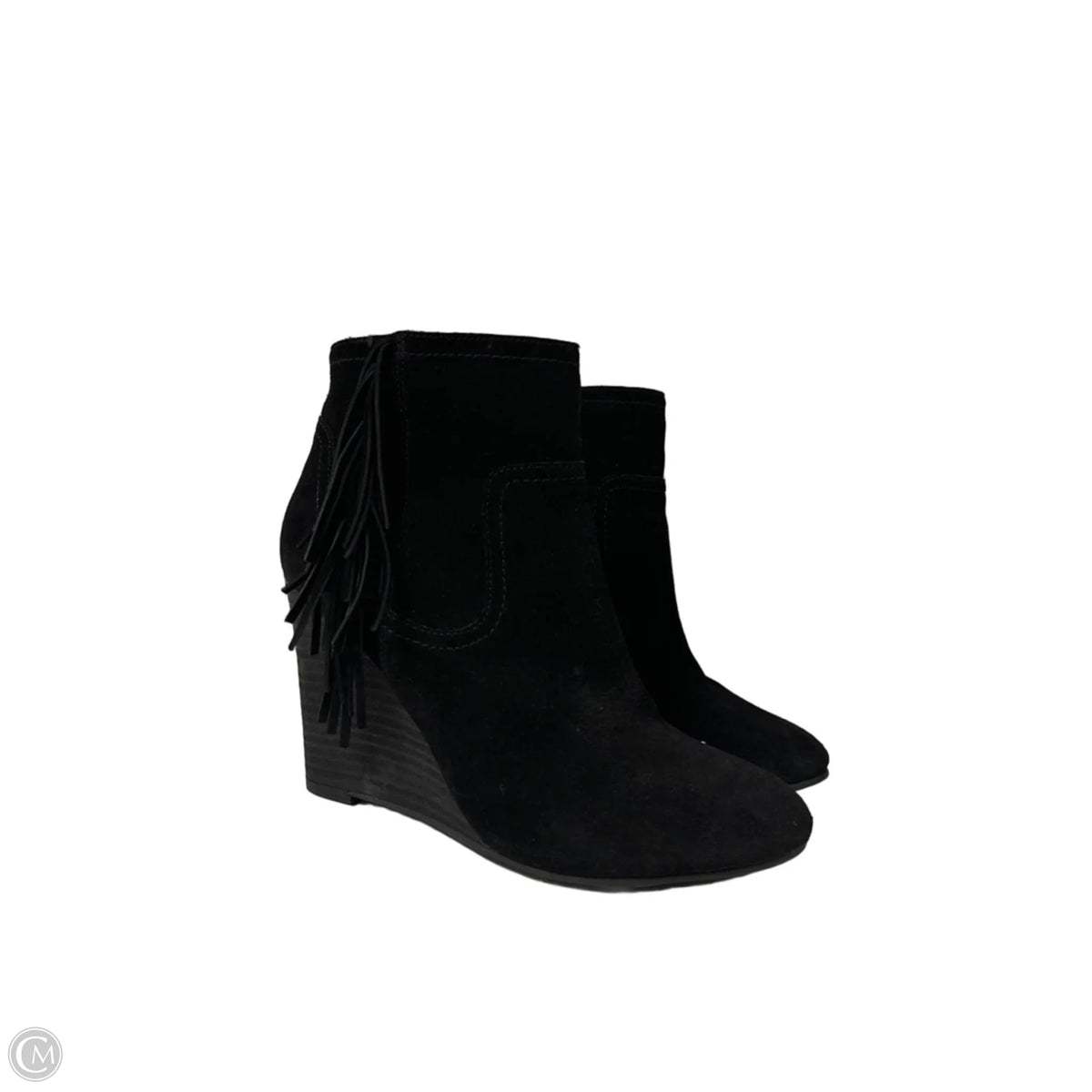 Boots Ankle Heels By Abound In Black, Size: 7