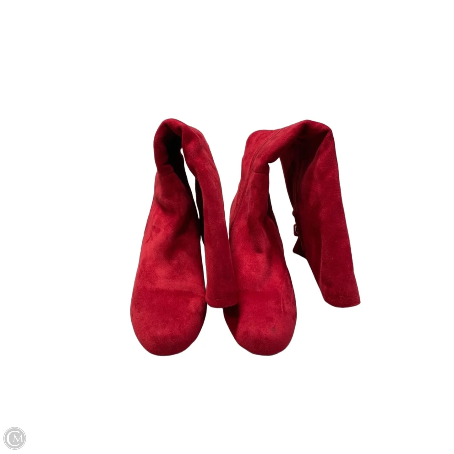 Boots Mid-calf Flats By Impo In Red, Size: 6.5