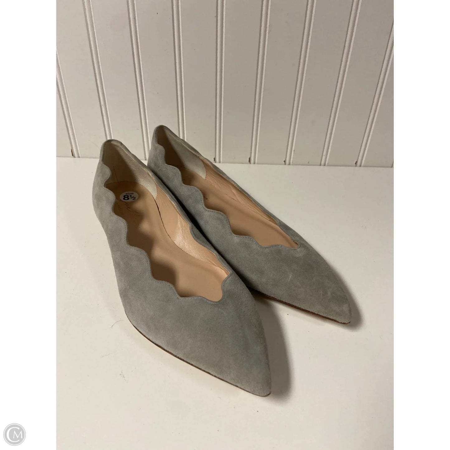 Shoes Flats By Clothes Mentor In Grey, Size: 8.5