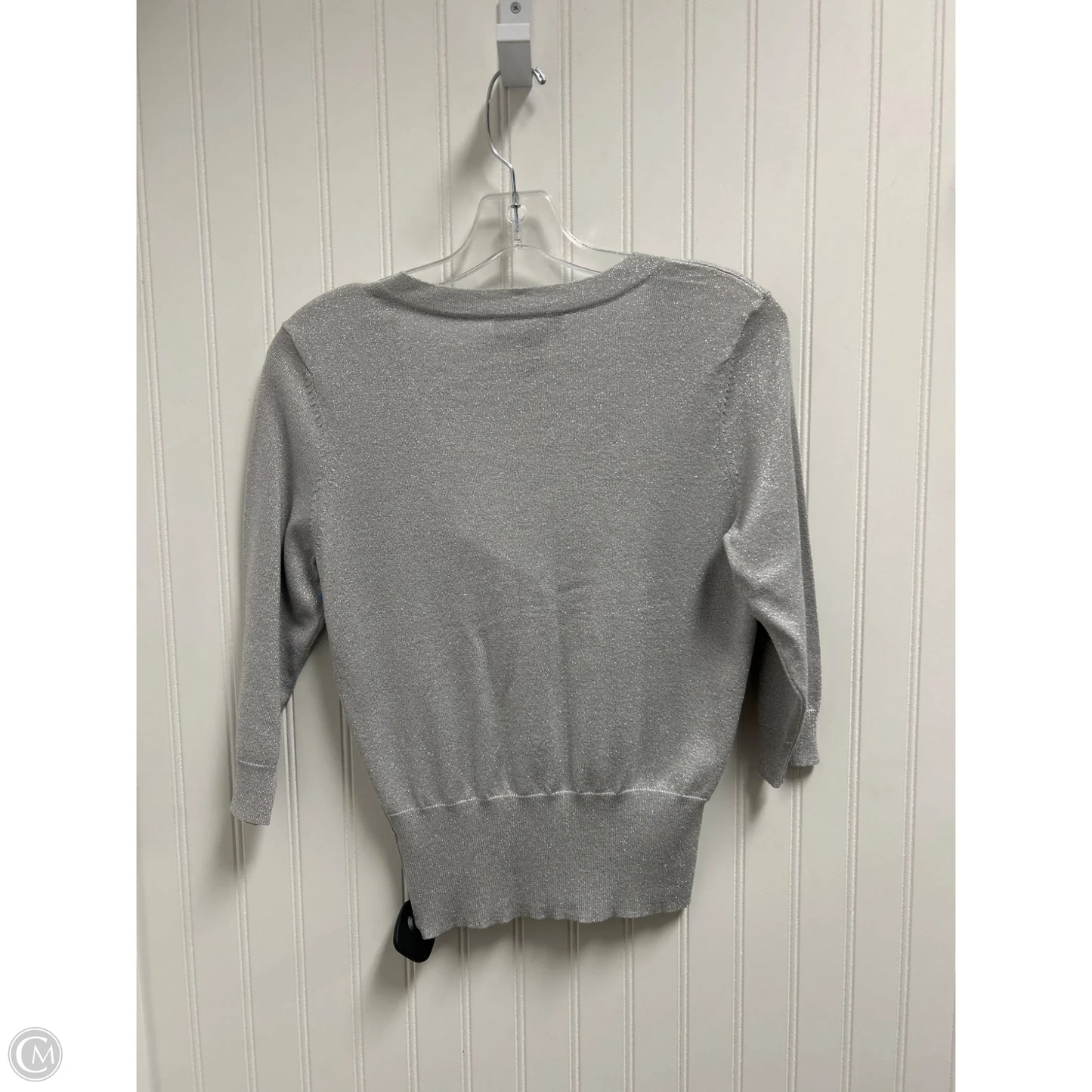 Cardigan By White House Black Market In Silver, Size: S