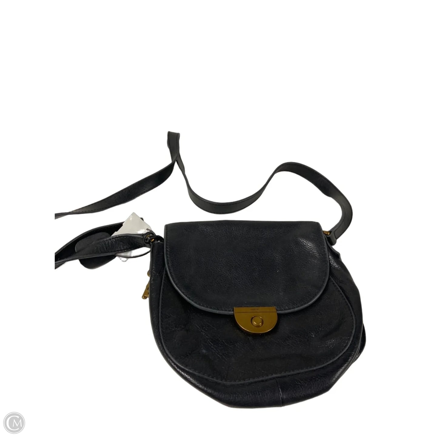 Crossbody Leather By Fossil, Size: Medium