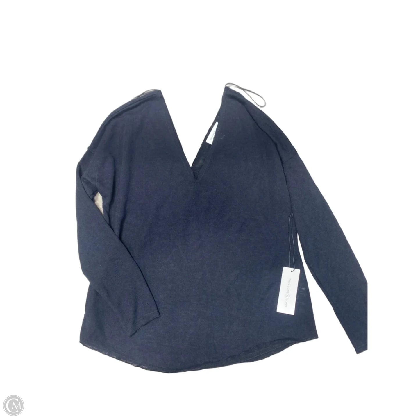 Top Long Sleeve By Treasure And Bond In Black, Size: M