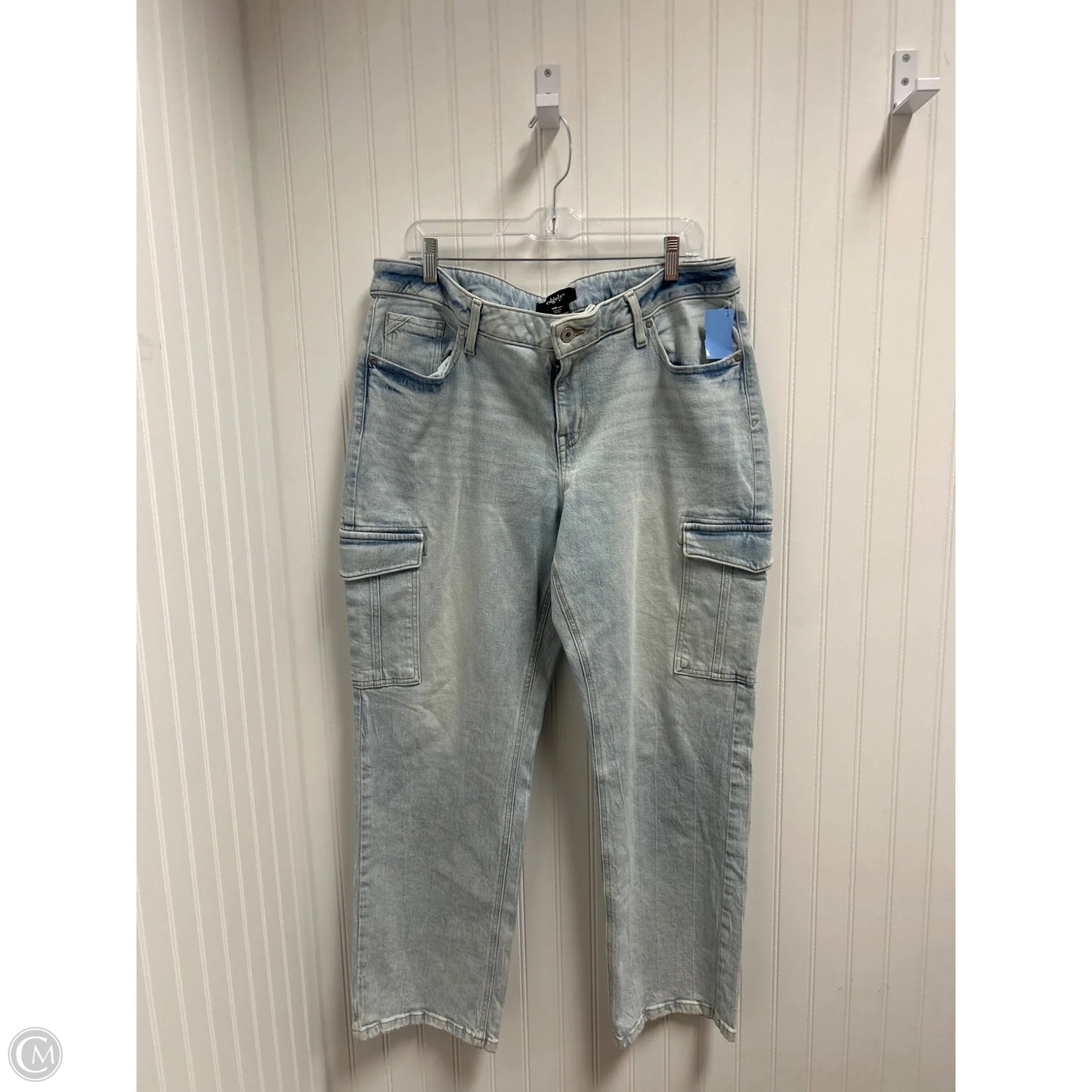 Jeans Boyfriend By Edgely In Blue Denim, Size: 14