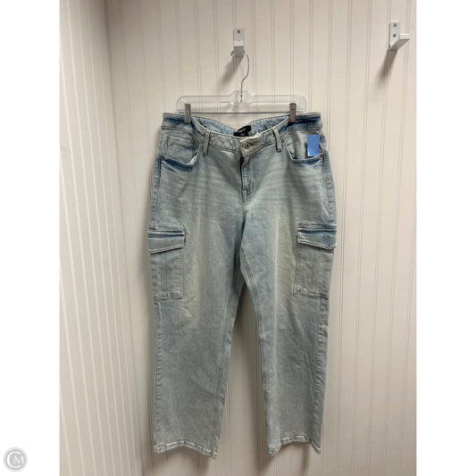 Jeans Boyfriend By Edgely In Blue Denim, Size: 14