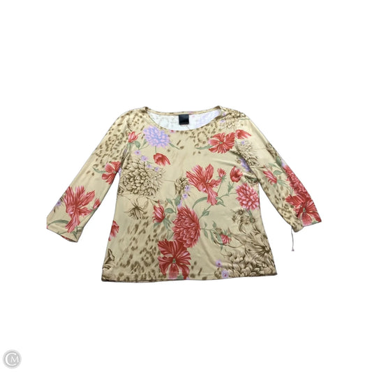 Top Long Sleeve By Clothes Mentor In Multi-colored, Size: L