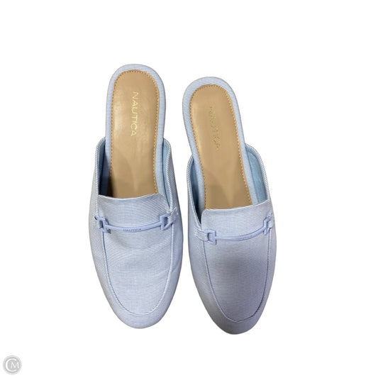 Sandals Flats By Nautica In Blue, Size: 10