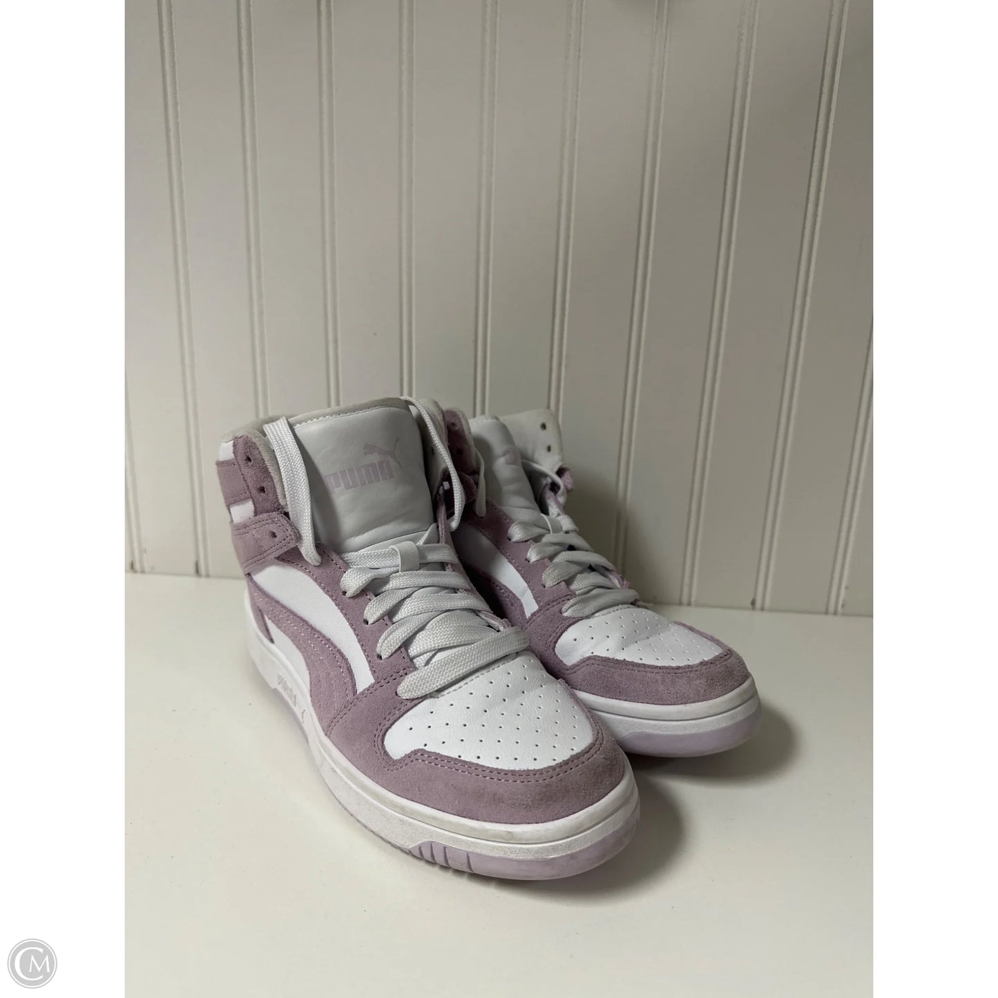 Shoes Athletic By Puma In Purple & White, Size: 8.5