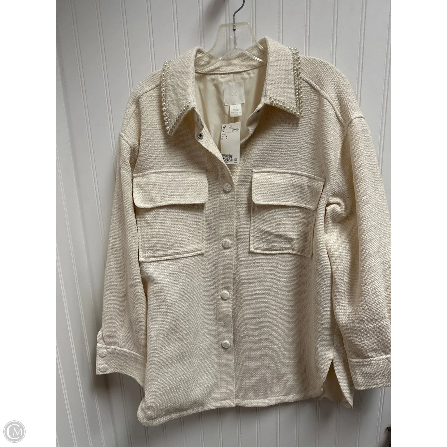 Jacket Other By H&m In White, Size: M