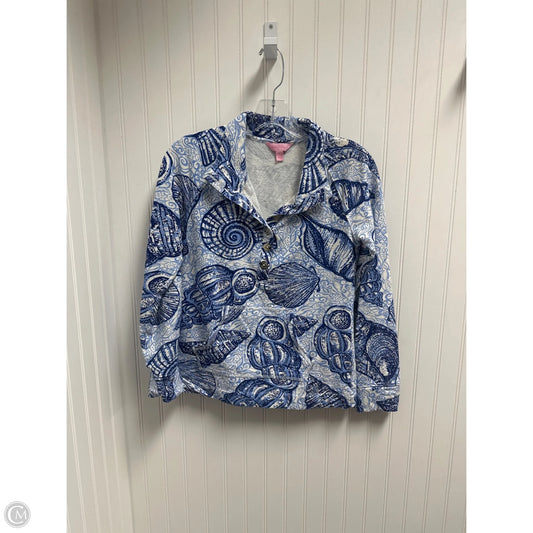 Sweatshirt Designer By Lilly Pulitzer In Blue, Size: S