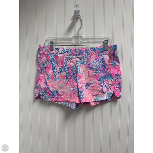 Shorts Designer By Lilly Pulitzer In Pink & Purple, Size: S