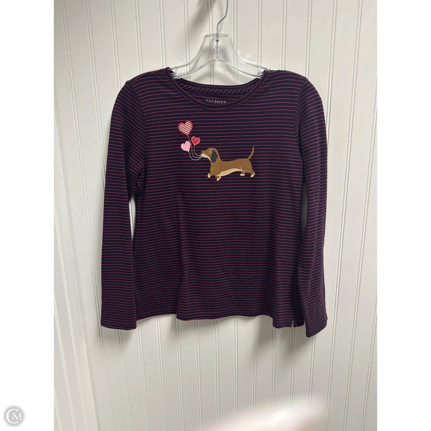 Top Long Sleeve By Talbots In Red, Size: Sp