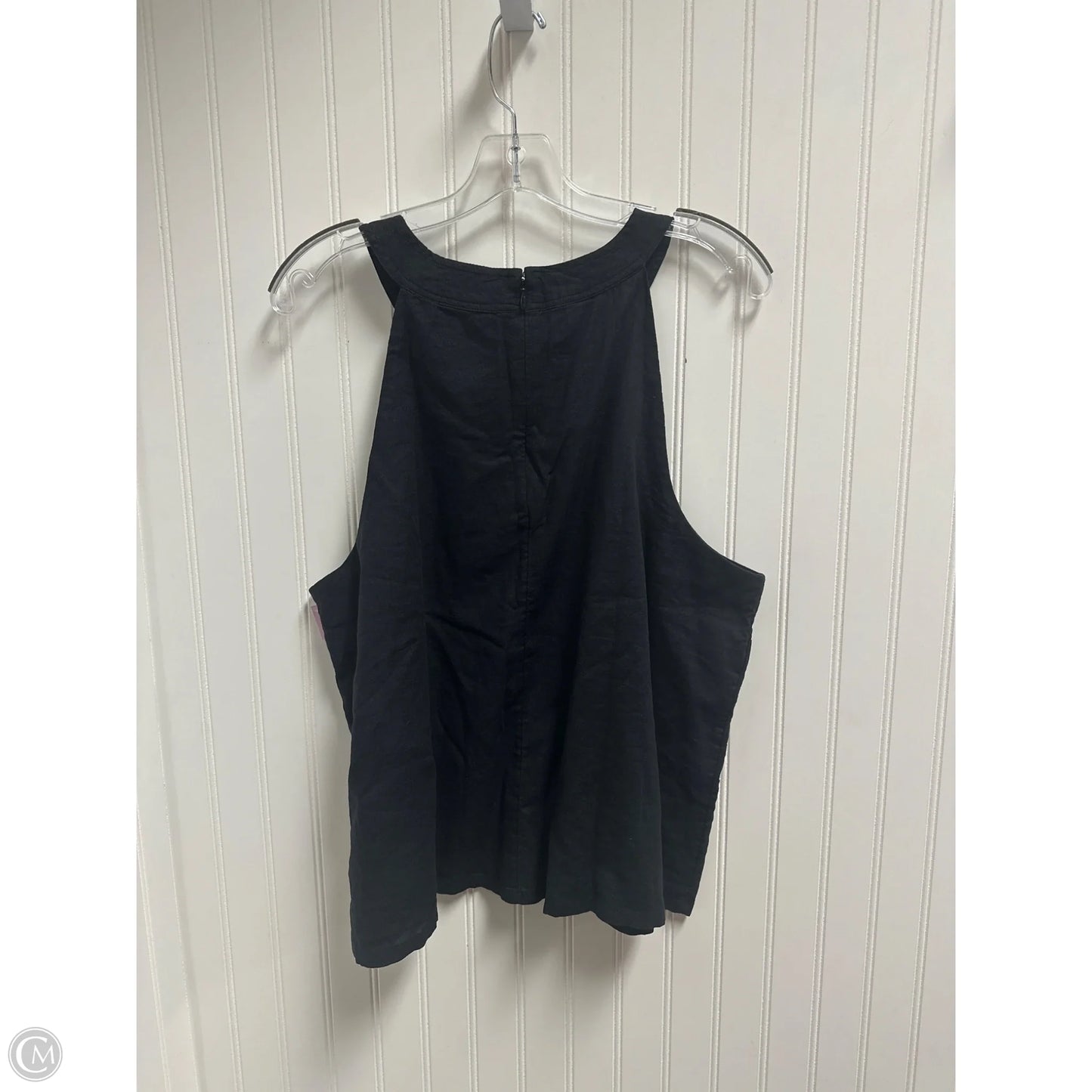 Top Sleeveless By Ann Taylor In Black, Size: Xl