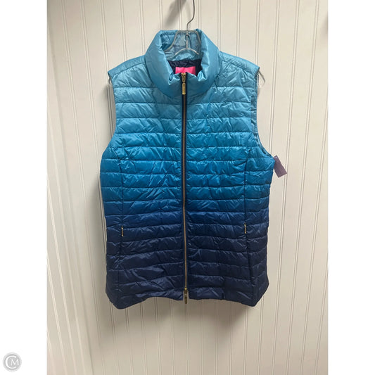 Vest Designer By Lilly Pulitzer In Blue, Size: Xl