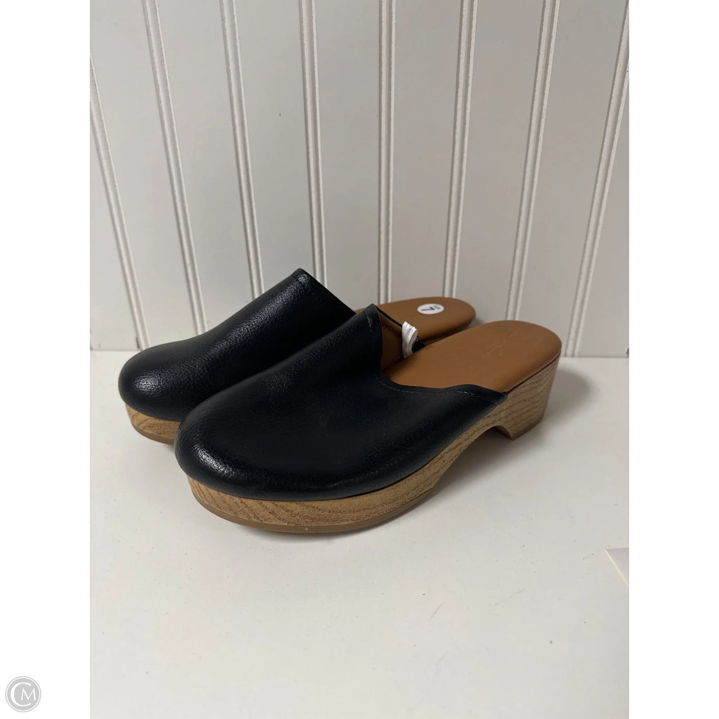 Shoes Heels Platform By Universal Thread In Black, Size: 7