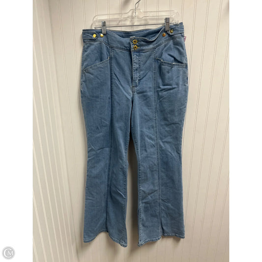 Jeans Boot Cut By Inc In Blue Denim, Size: 16