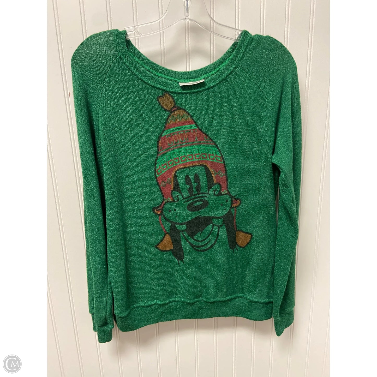 Sweatshirt Crewneck By Clothes Mentor In Green, Size: L