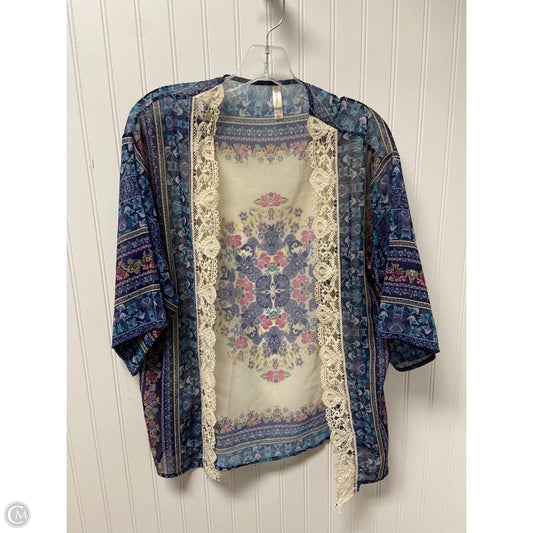 Shawl By Xhilaration In Blue, Size: Xs