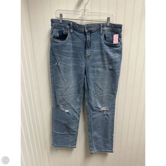 Jeans Boyfriend By Kut In Blue Denim, Size: 14