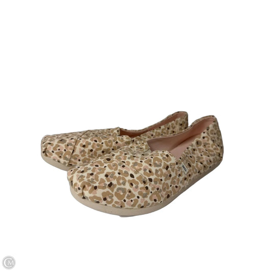 Shoes Flats By Toms In Pink, Size: 7.5