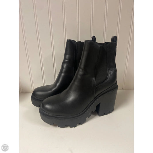 Boots Ankle Heels By Nine West In Black, Size: 7