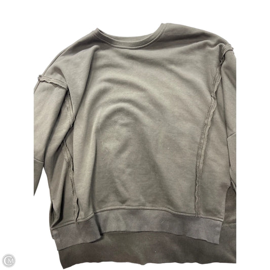 Sweatshirt Collar By Clothes Mentor In Green, Size: Xl