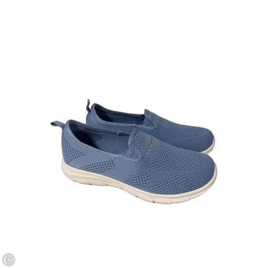 Shoes Flats By Us Polo Assoc In Blue, Size: 6.5