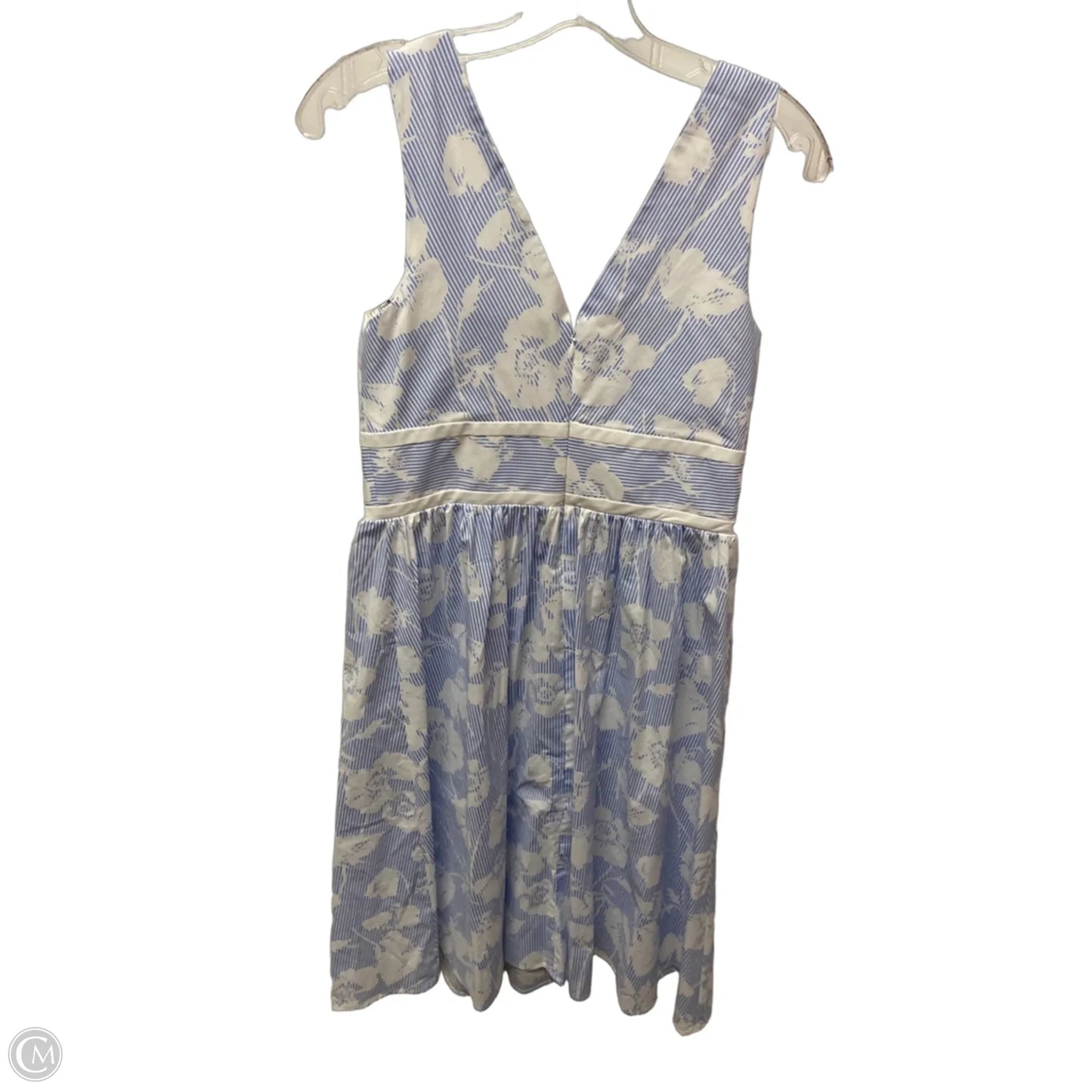 Dress Designer By Karl Lagerfeld In Blue, Size: S