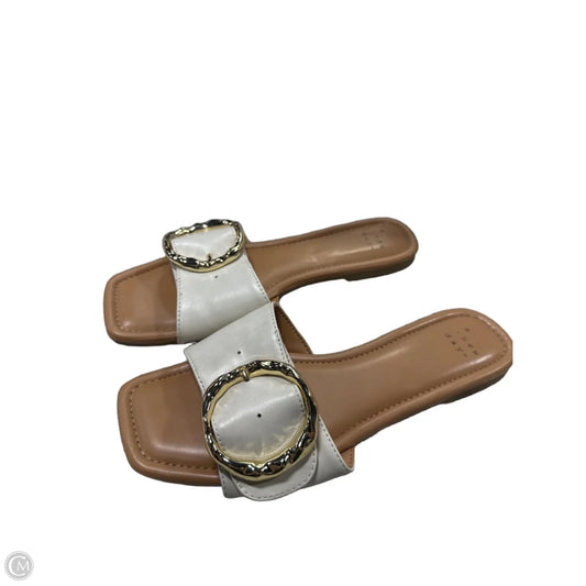 Sandals Flats By A New Day In Beige, Size: 6.5
