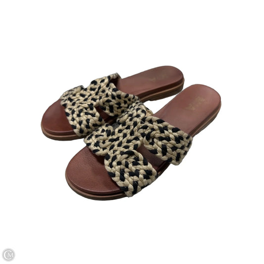 Sandals Flats By Mia In Animal Print, Size: 6