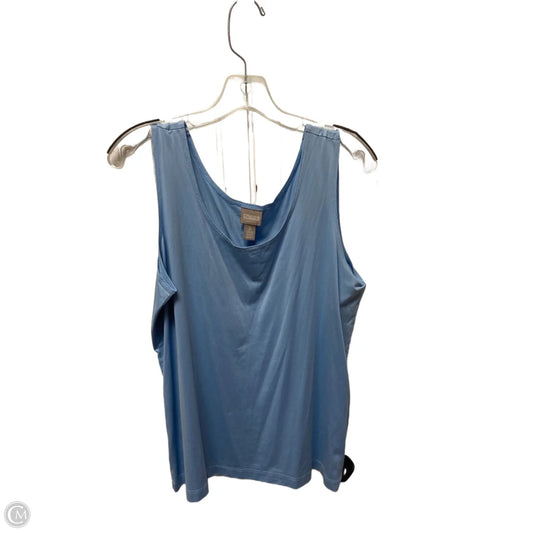Top Sleeveless Basic By Chicos In Blue, Size: Xl