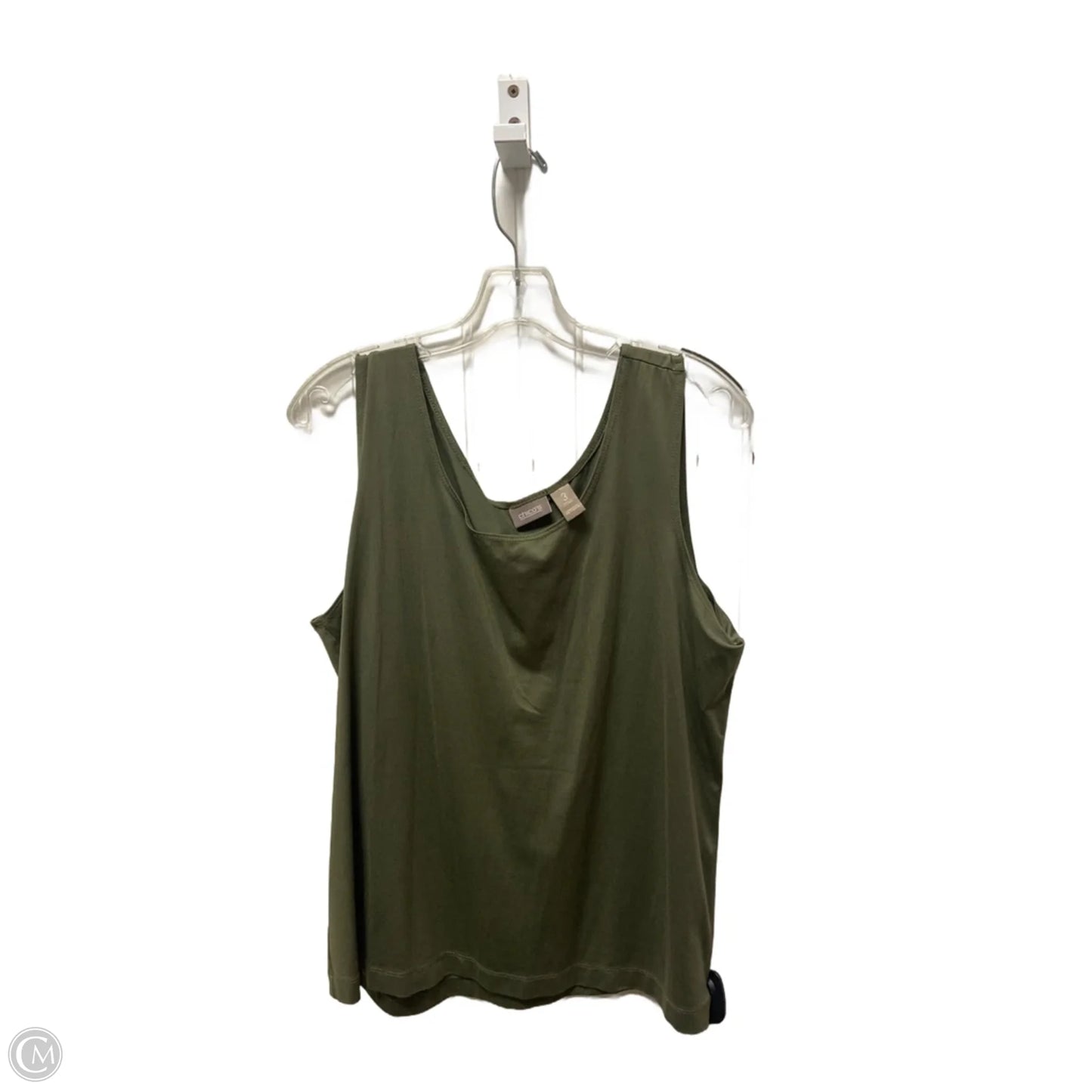 Top Sleeveless Basic By Chicos In Green, Size: Xl