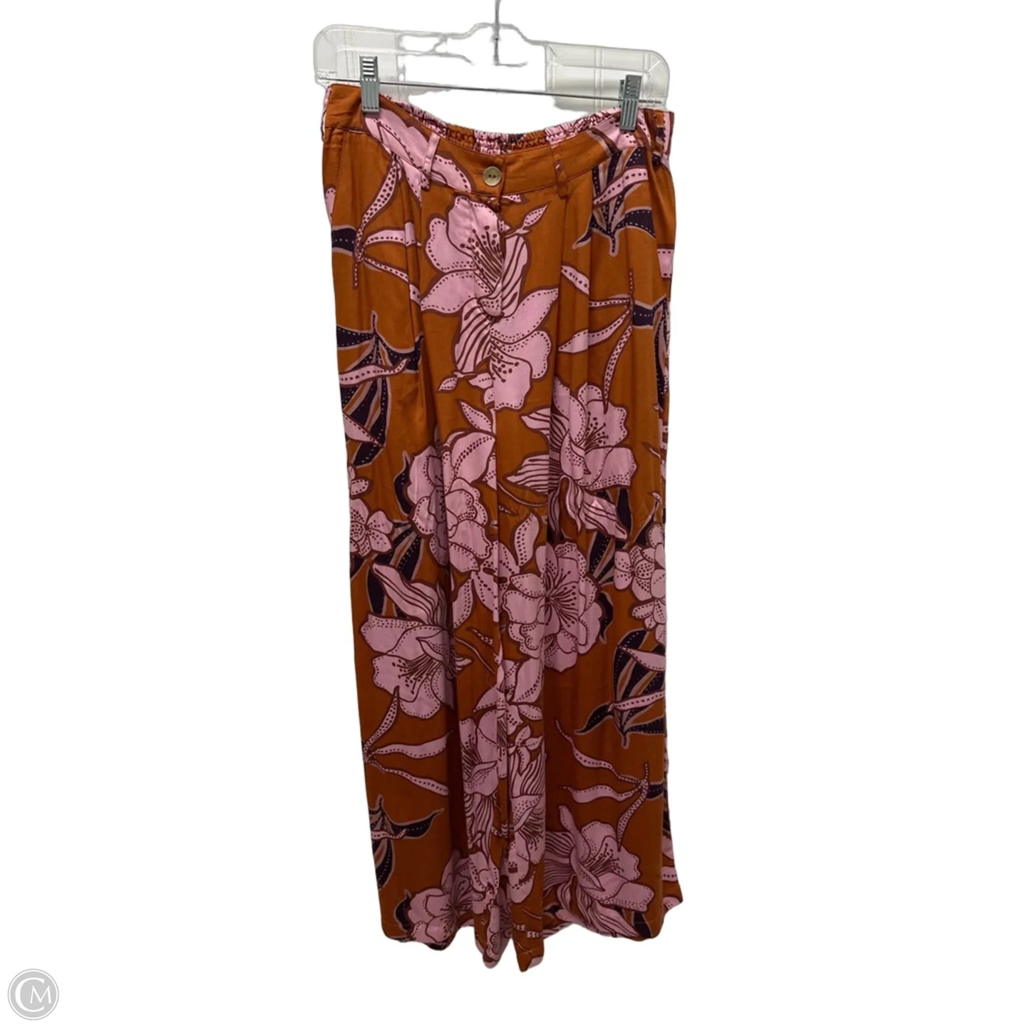 Pants Lounge By Bila In Orange & Purple, Size: M