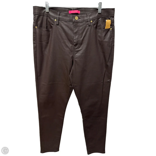 Pants Designer By Lilly Pulitzer In Brown, Size: 16