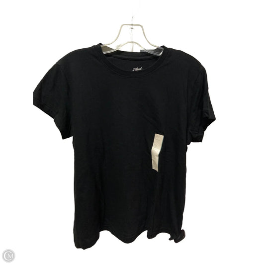 Top Short Sleeve By Universal Thread In Black, Size: M