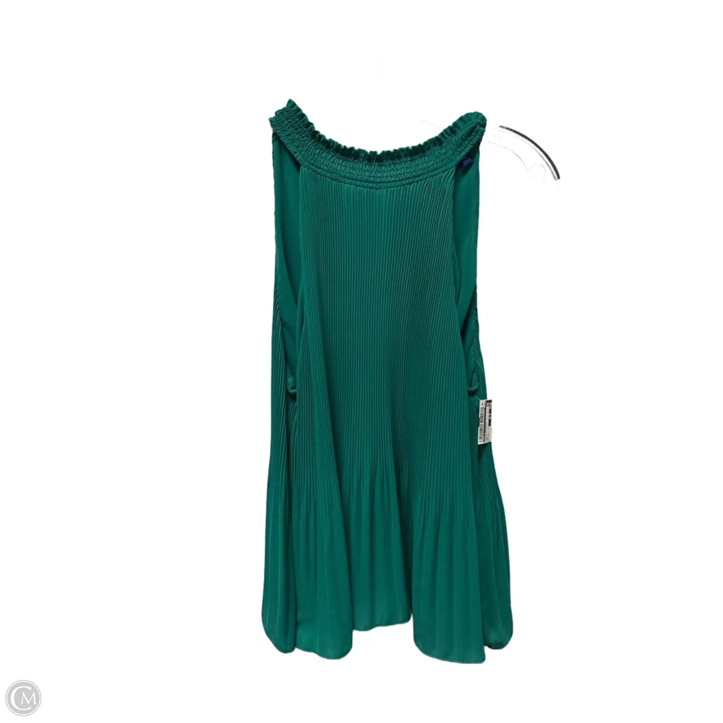 Top Sleeveless By Apt 9 In Green, Size: Xl