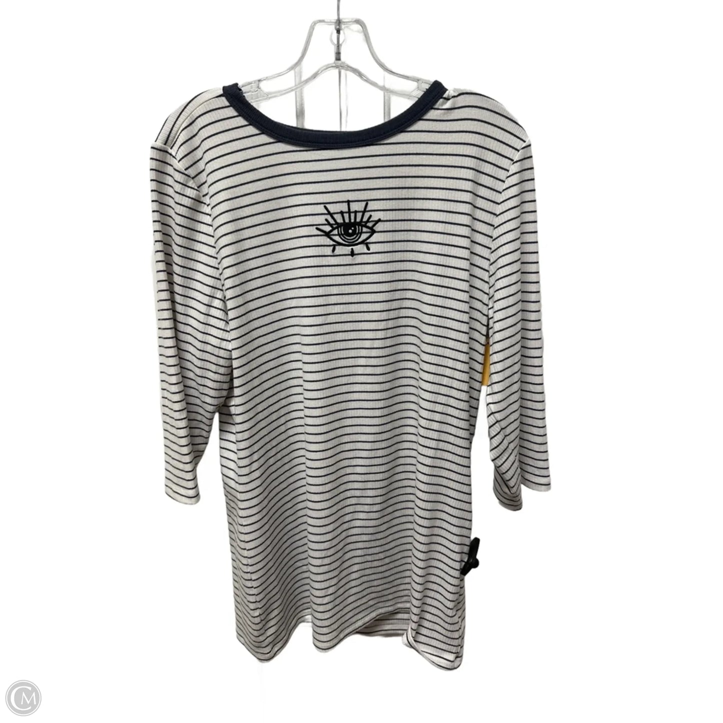 Top Long Sleeve By Torrid In Striped Pattern, Size: 2x