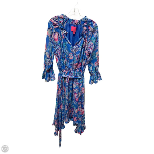 Dress Designer By Lilly Pulitzer In Blue, Size: Xs