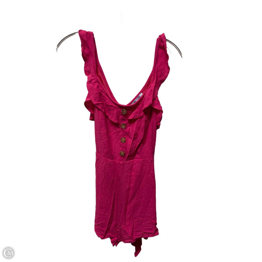 Romper By She + Sky In Pink, Size: M
