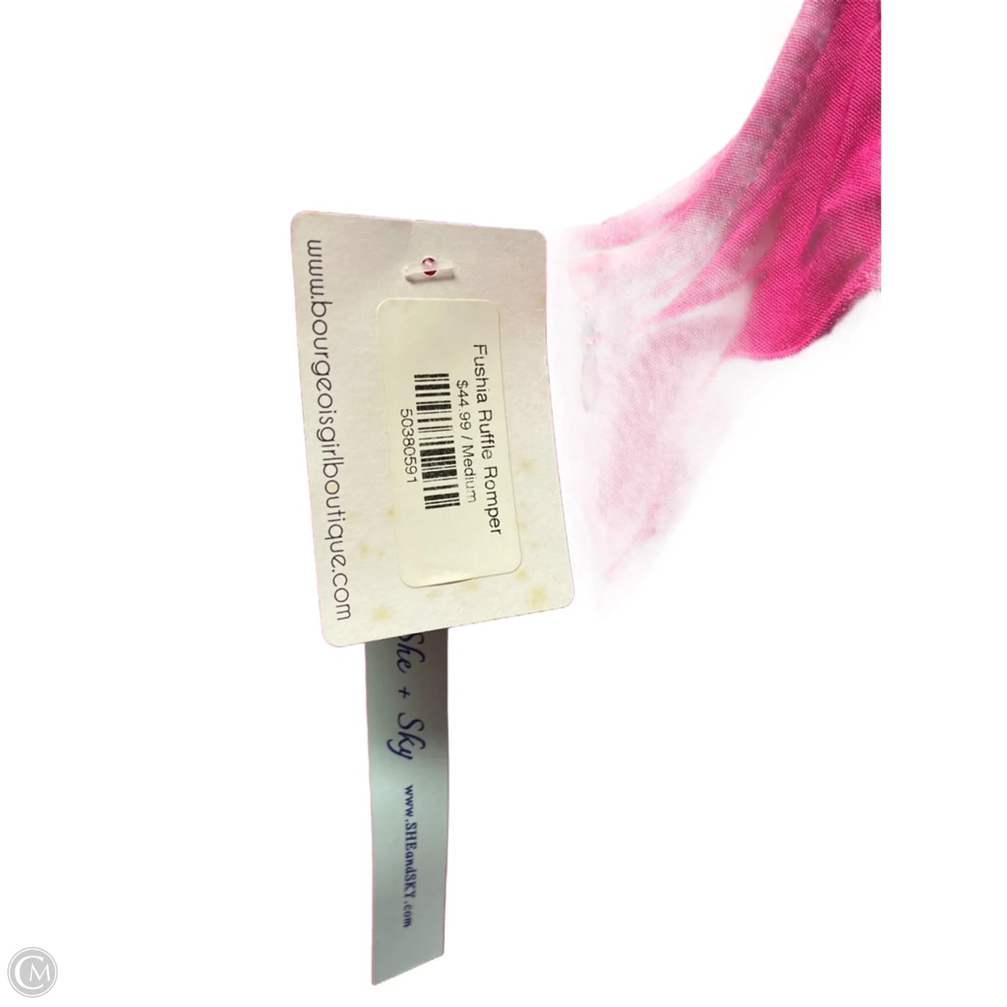 Romper By She + Sky In Pink, Size: M